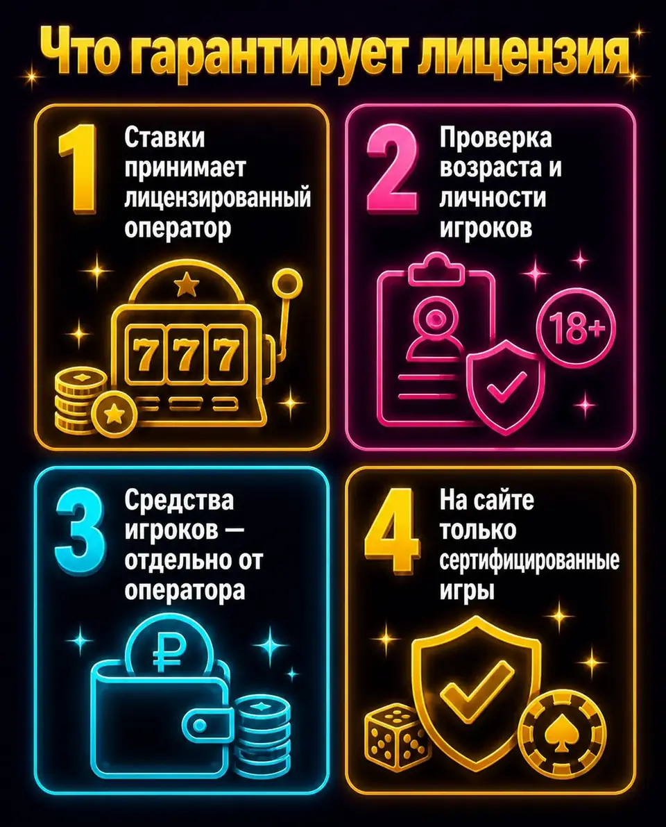 Четыре гарантии лицензии оператора Прагматик Плей для игрока