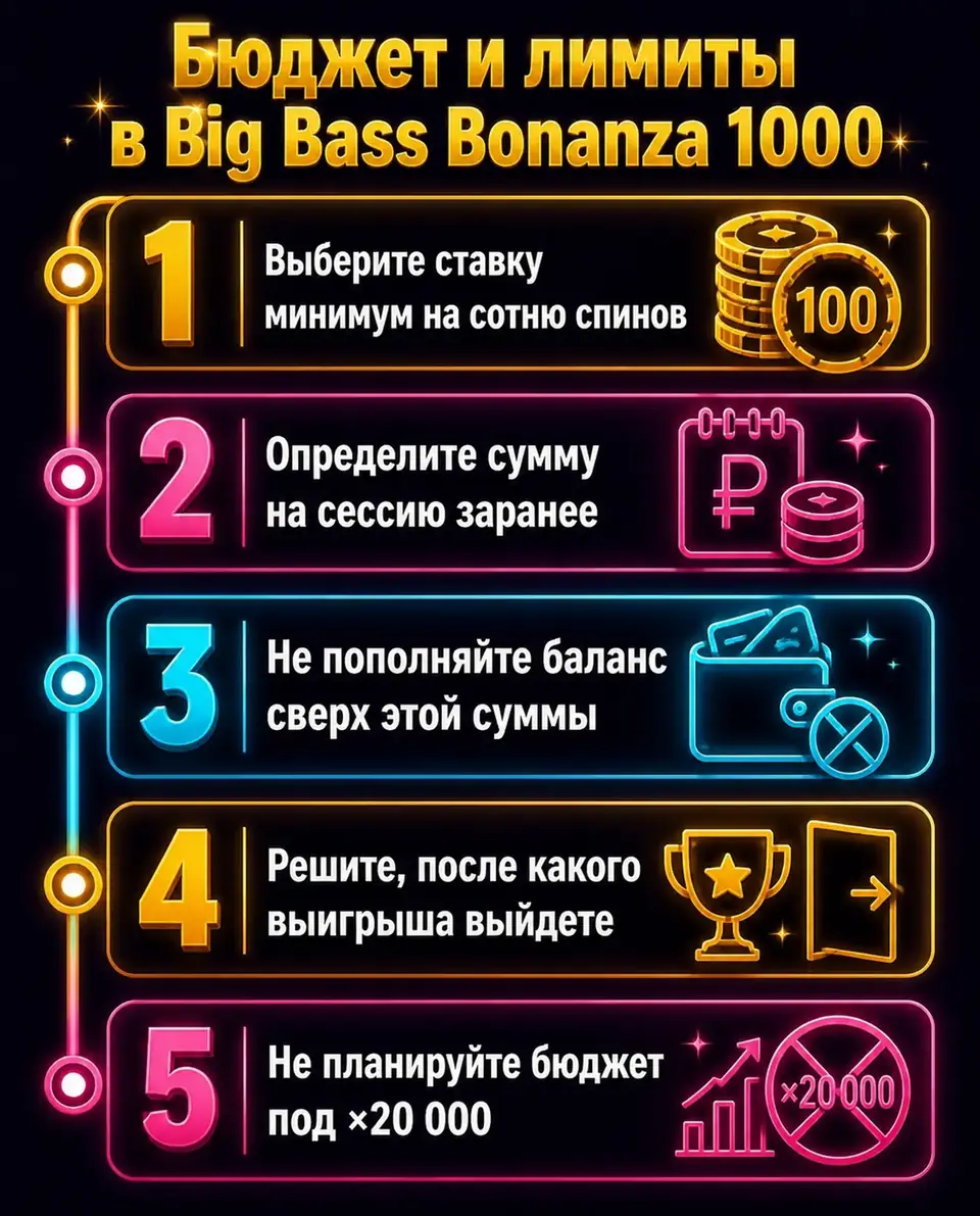 Пошаговые правила бюджета для игры в Big Bass Bonanza 1000