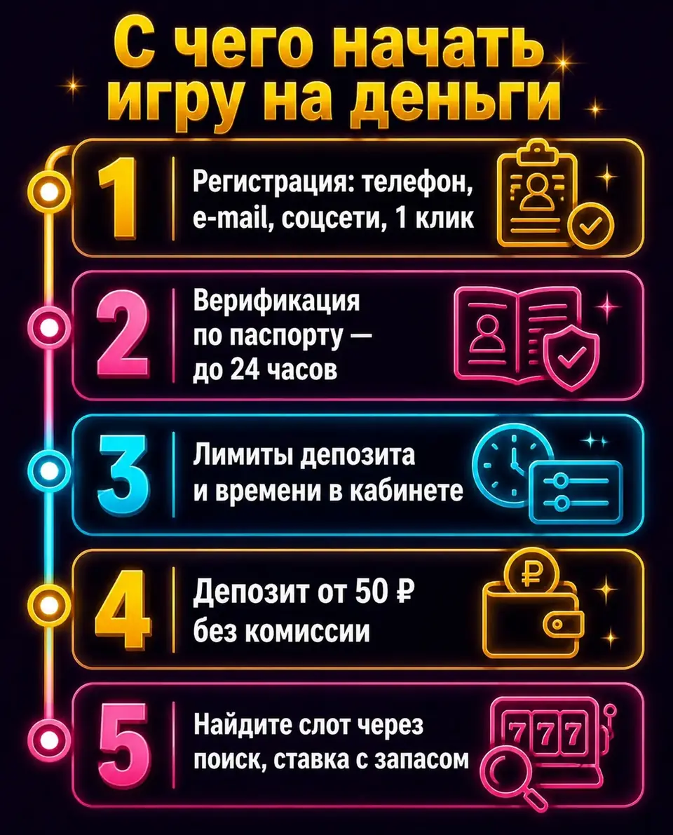 Шаги начала игры на деньги в Big Bass Bonanza Megaways