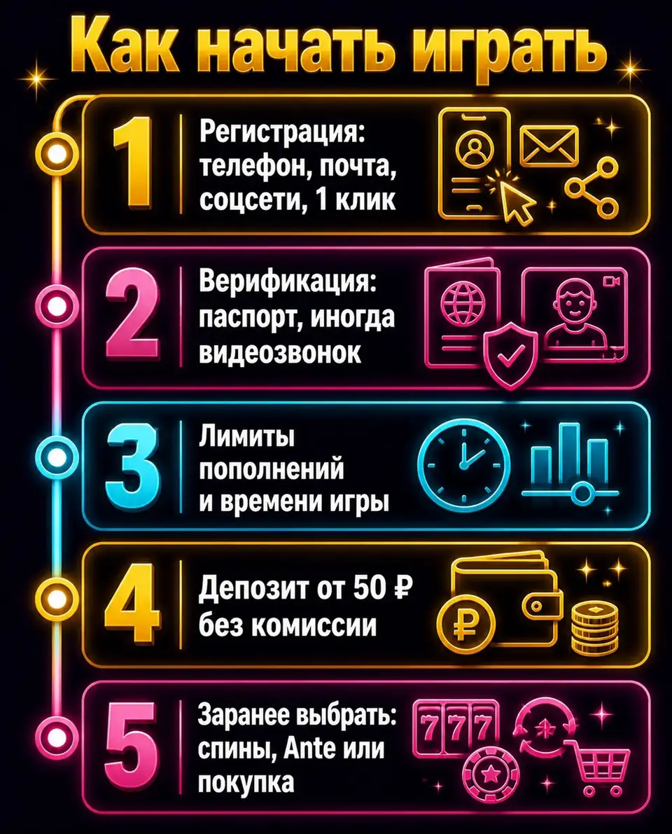 Таймлайн старта игры в Juicy Fruits на реальные деньги
