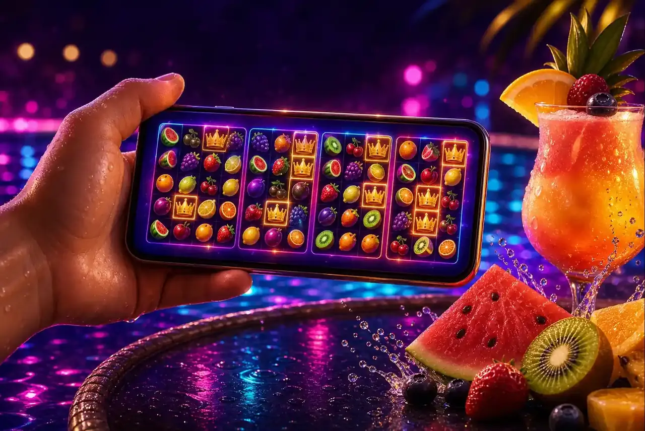 Смартфон в горизонтальной ориентации со слотом Juicy Fruits Multihold