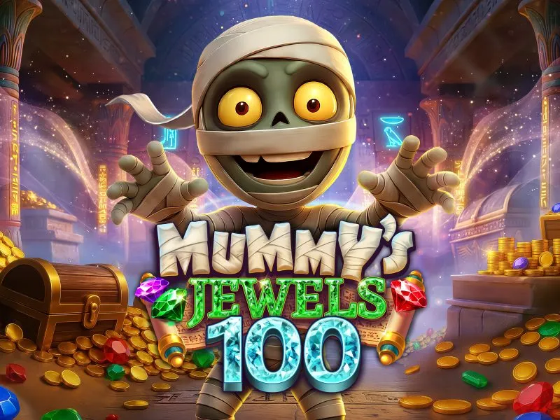 Mummy's Jewels 100 — ключевой арт, Pragmatic Play