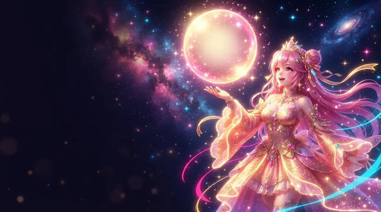 Starlight Princess 1000 — иллюстрация к слоту Pragmatic Play (аниме, звёздная принцесса)