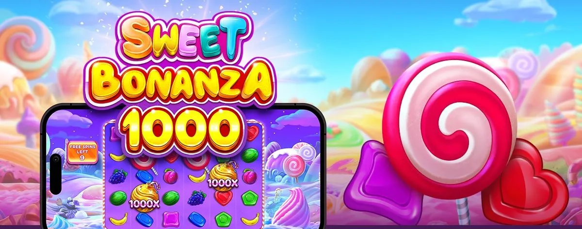 Sweet Bonanza 1000 — ключевой арт, Pragmatic Play