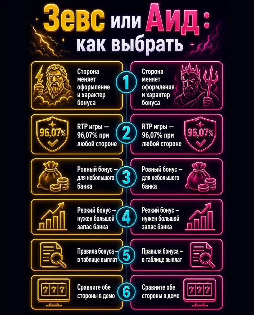 Как выбрать сторону Зевса или Аида в Zeus vs Hades